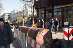 Gabelstapler, Arbeitsbühne, Treppensteiger, Sackkarre, Service München Linde, Manitou, Zonzini News, Antike Säule Archäologische Staatsammlung 002